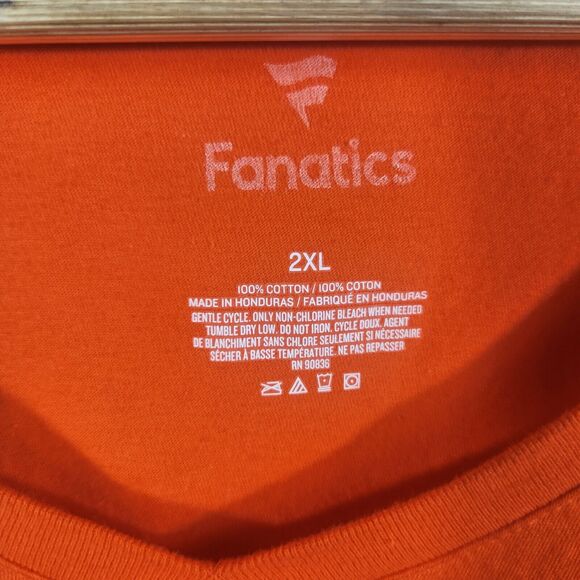 Fanatics Miami Hurricanes Ladies M V-Neck Orange T-shirt Size 2XL - Picture 4 of 5